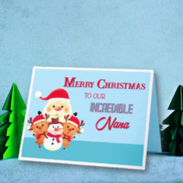 Roligt! God jul Nana Kort