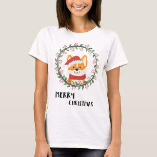 Roligt God jul Santa Puppy T Shirt