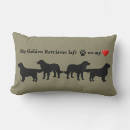 Roligt Golden Retriever Hund Pet Quote Utomhuskudde
