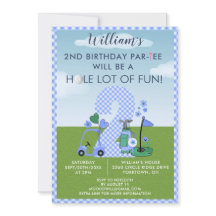 Roligt Golf Blue Boy 2:a födelsedagspartiet