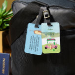 Roligt Golf Cart Course Klubbs Monogram Namn Bagagebricka<br><div class="desc">En liten golf humor för din flickvän, som kommer att ha roligt med den här - en roligt golfvagn för golf älskare som gillar att leka med stil - för bara kärlek att spela - personlig med första namn - två färger och en unik anpassningsbar. Eller, skaffa den här åt...</div>