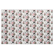 Roligt Golf Cart Mönster Flamingo Golf Caddy