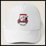 Roligt Golf Guy Cart Anpassningsbar Monogram Namn Keps<br><div class="desc">Något speciellt för en gentleman i ditt liv som kanske uppskattar en hatt med en golfvagn som säger "#1". Redot att köra kursen och hjälpa till att göra den till ett underbart spel - denna Michael är redo för jobbet. Tänka födelsedag/fars dag/eller någon annan typ av gåva - det kommer...</div>