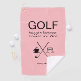 Roligt Golf Happens Personlig Golf Towel