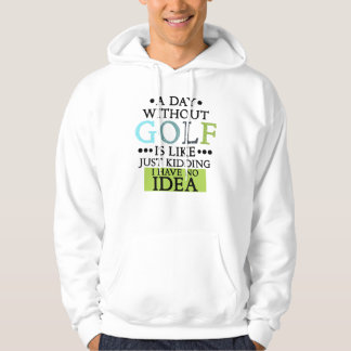 roligt golf ord golfcitat hoodie