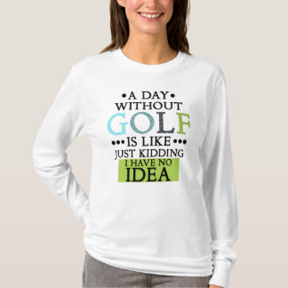 roligt golf ord golfcitat t shirt