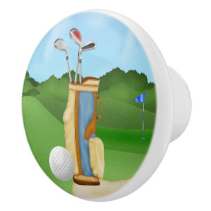 Roligt Golfball Sport roligt Home Decin Knopp
