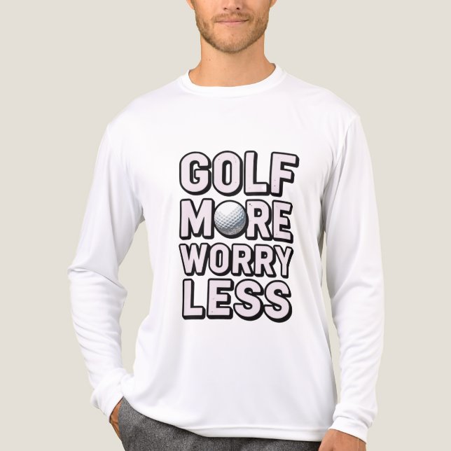 Roligt golfberoende för golfare t shirt (Framsida)
