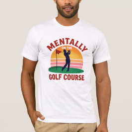 Roligt golfberoende för golfare t shirt