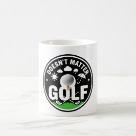 Roligt golfcitat för golfare kaffemugg