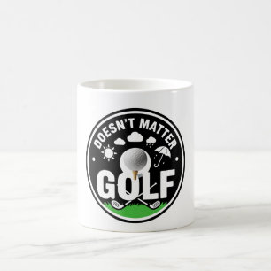 Roligt golfcitat för golfare kaffemugg