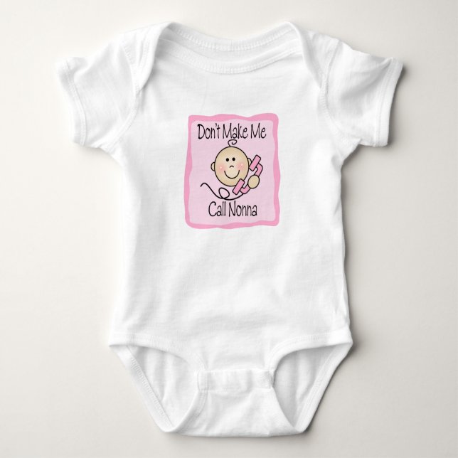 Roligt gör inte mig appellen Nonna T Shirt (Framsida)