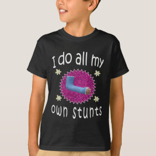 Roligt gör jag all min bruten armgåva för egna t shirt