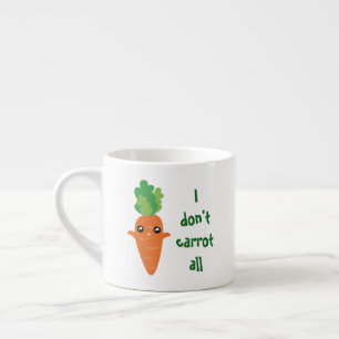Roligt gör jag inte moroten all tecknad för espressomugg
