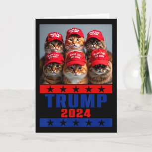 Roligt Gör Katter Rädda Igen Trump Usa President V Kort