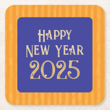 Roligt Gott nytt år midnattblått rand