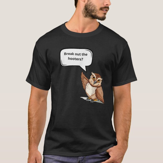 Roligt Grafik Bryt ut hovrarna T Shirt (Framsida)