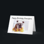 ROLIGT GRANDSON BIRTHDAY CARD KORT<br><div class="desc">Den här posten med Bulldog-kort är säkert slå och jag är till 100 procent positiv till att ert GRANDSON kommer att KÄRLEK detta kort på "hans speciella dag!"</div>