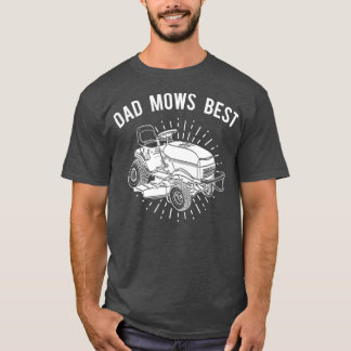 Roligt Gräsmatta Mower T Pappa Mows Best Lawnmower Shirt