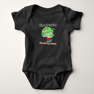 Roligt gråtande utomjordingebarn "Beställer middag T Shirt