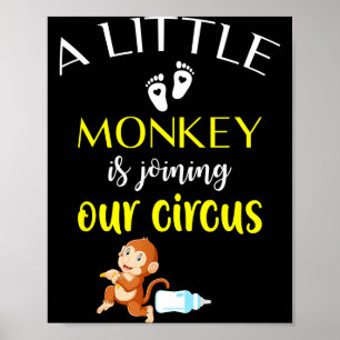 Roligt graviditetsmeddelande Ny babyavslöjande  Poster