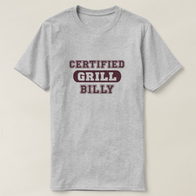 Roligt grilla Billy T Shirt (Design framsida)