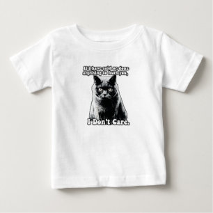 Roligt grinigt katt-meme för kattungspersoner och t shirt