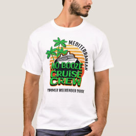 Roligt Grönt NO SPRIT CRUISE CREW Family Vacacacat T Shirt