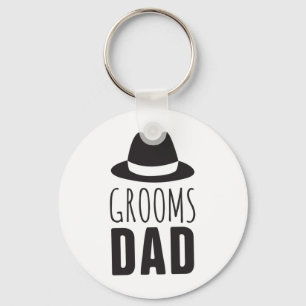 Roligt Grooms Pappa Groomsman Gift Brudens sida Br Nyckelring
