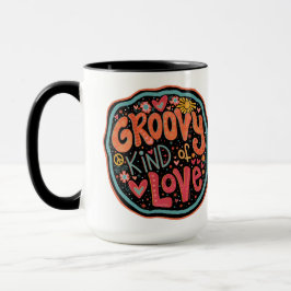 Roligt Groovy SpG-Kärlek-inspiration Mugg