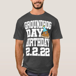 Roligt Groundhog Day Birthday 2 T Shirt
