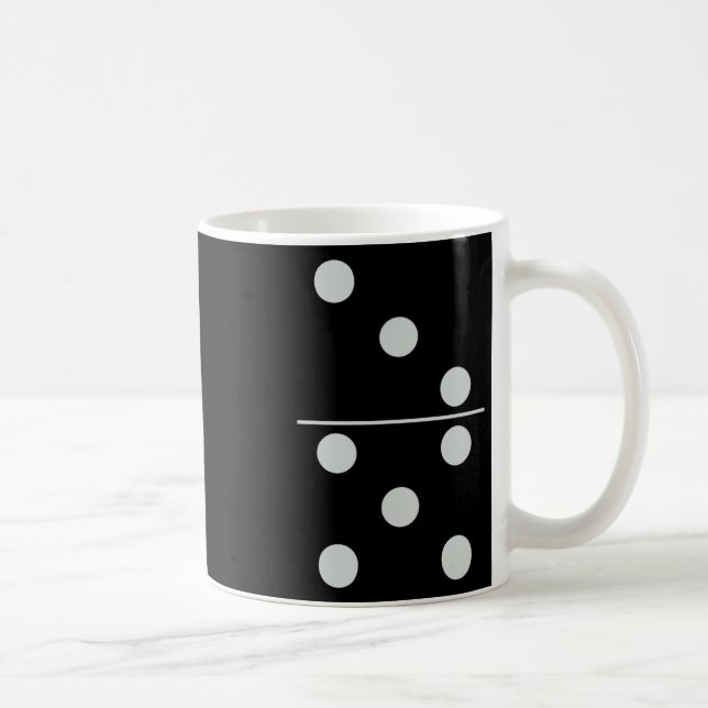 Roligt Group Matching Halloween Costume Domino Dom Kaffemugg (Höger)