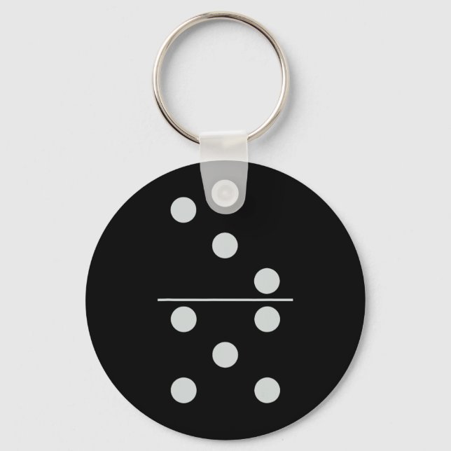 Roligt Group Matching Halloween Costume Domino Dom Nyckelring (Framsida)