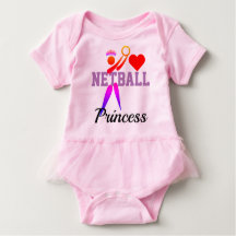 Roligt GS Player-klipp Art Netball Princess
