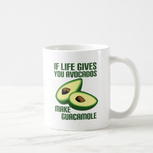 Roligt Guacamoleavokadoskämt Kaffemugg