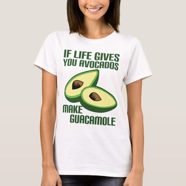 Roligt Guacamoleavokadoskämt Tröja (Framsida)