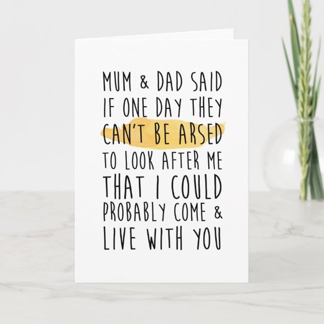 roligt gudmoderkort kort (Framsida)