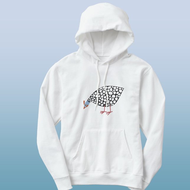 Roligt Guinea Hen Bird T Shirt (Fun Guinea Fowl hoodie)