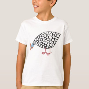Roligt Guinea Hen Bird T Shirt