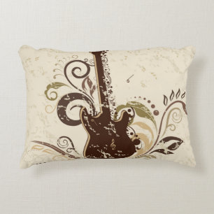 Roligt Guitar Reversible Decorative Pillow Prydnadskudde