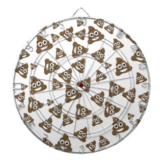 Roligt gulligt PoopEmoji mönster Piltavla