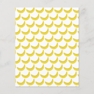 Roligt Gult Bananas Scrapbooking Papper