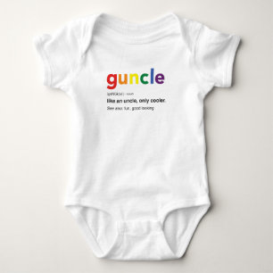 Roligt Guncle definitiontryck Tee Shirt