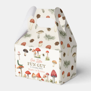 Roligt Guy Mushroom Bee Boy Birthday Presentaskar