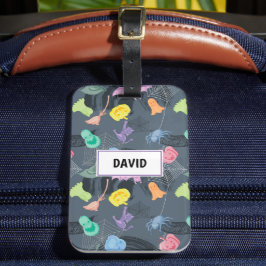 Roligt Halloween-anpassade Bagagebricka