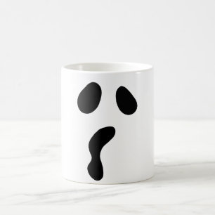 Roligt Halloween boo ansikte spökskrämmande Party Kaffemugg