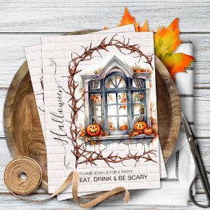 Roligt Halloween Costume Party-inbjudan Inbjudningar