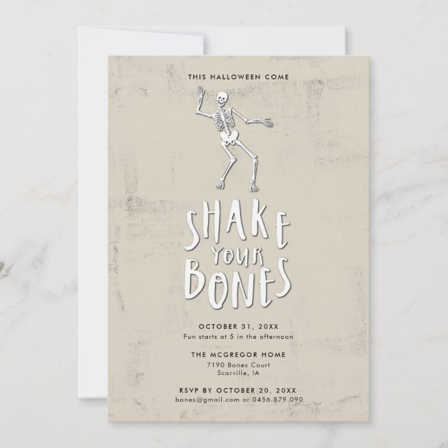 Roligt Halloween fest Inbjudningar (Framsida)