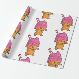 roligt halloween glass-monster presentpapper