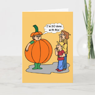 Roligt Halloween kort